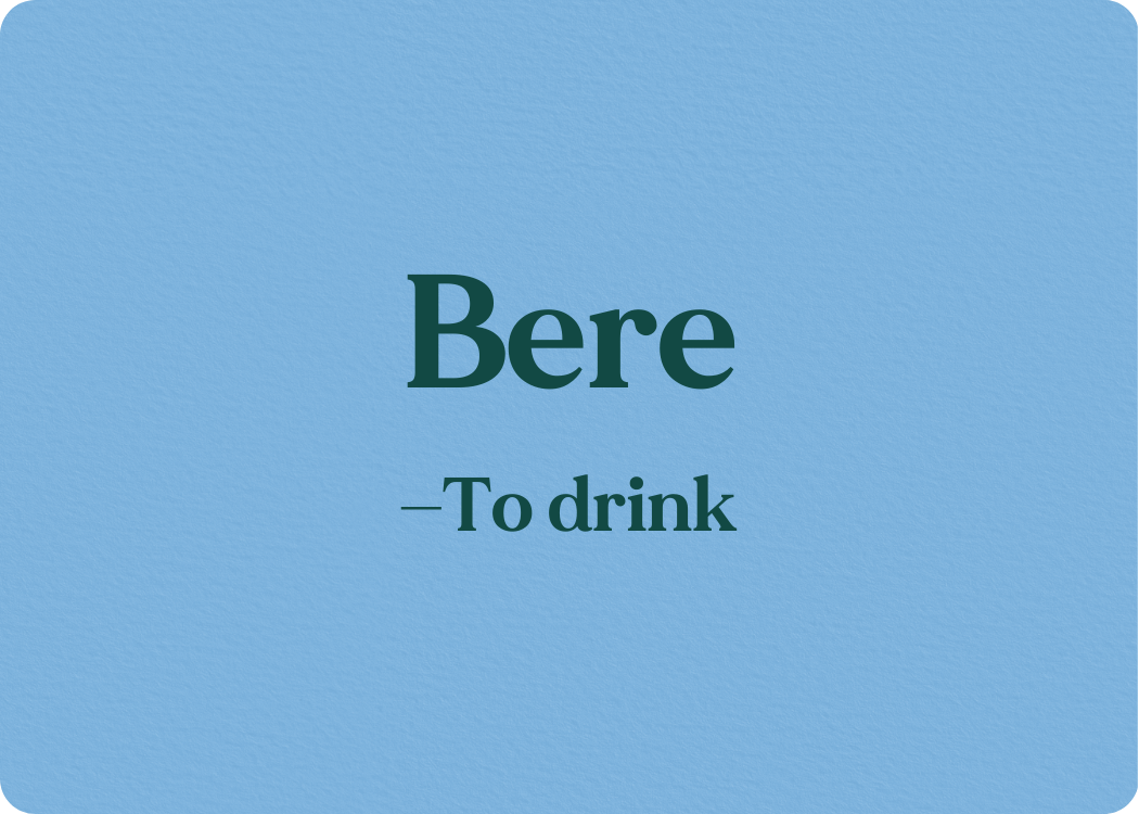 Bere: Verb Conjugation