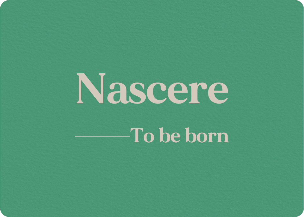 Nascere: Verb Conjugation