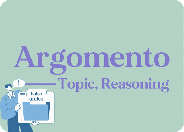 Argomento (Topic, Reasoning)