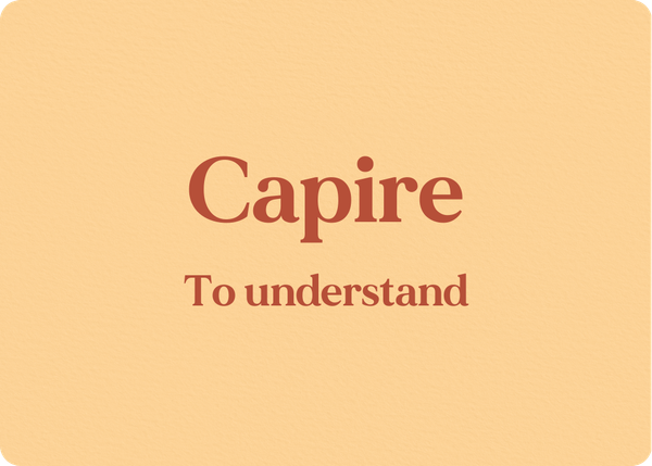 Capire: Verb Conjugation