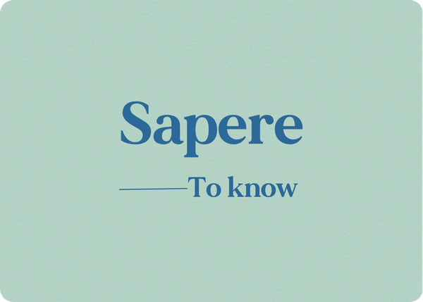 Sapere: Verb Conjugation