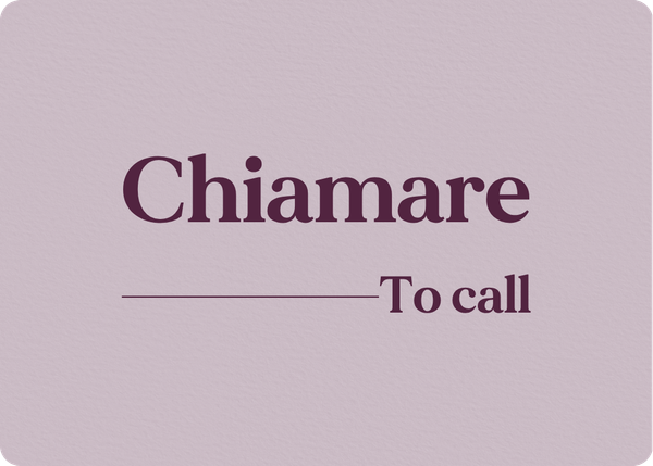 Chiamare: Verb Conjugation