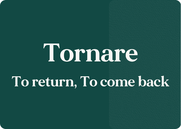 Tornare: Verb Conjugation