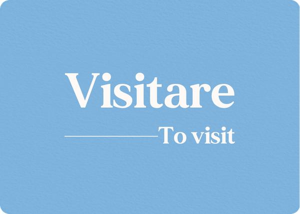 Visitare: Verb Conjugation