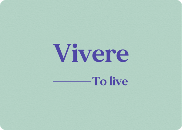 Vivere: Verb Conjugation