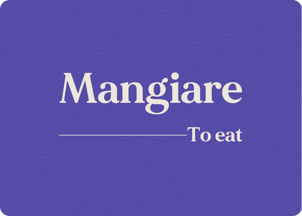 Mangiare: Verb Conjugation