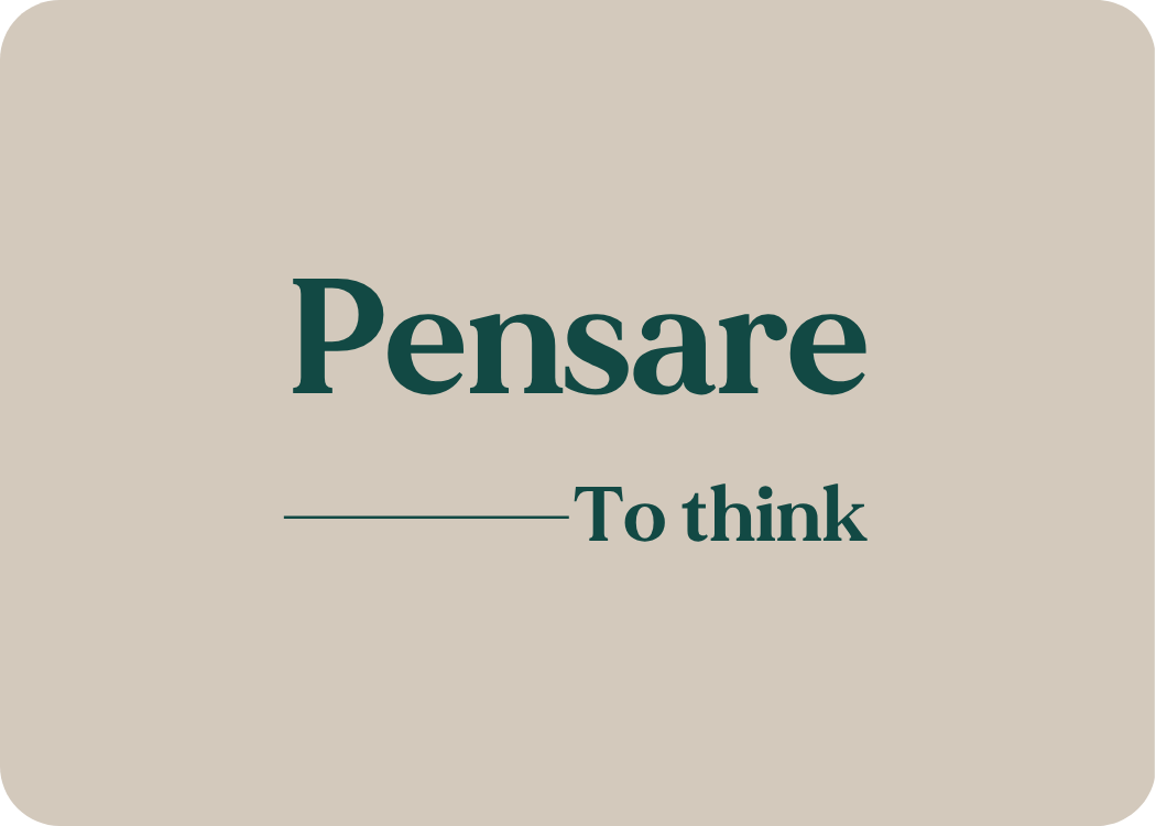 Pensare: Verb Conjugation