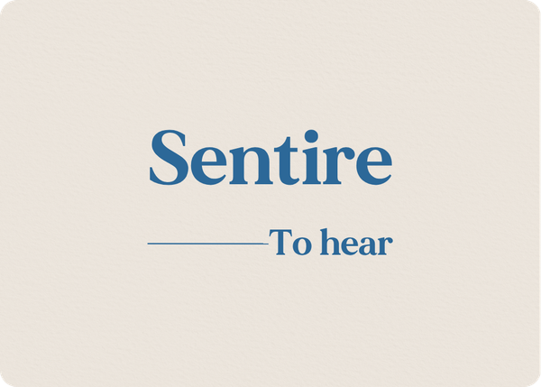 Sentire: Verb Conjugation