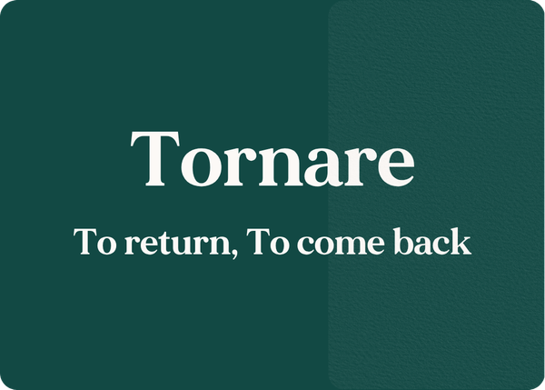 Tornare: Verb Conjugation